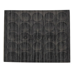 Capac mascare autoadeziv Ø13mm - Wenge Gri (20 buc)