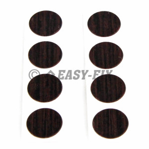 Capac mascare autoadeziv Ø20mm - Wenge (15 buc)