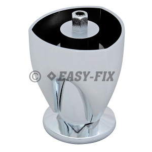 Picior plastic cu reglaj H 70 446.21 - Cromat