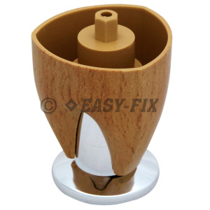 Picior plastic cu reglaj H 70 446.21-Fag +Cromat