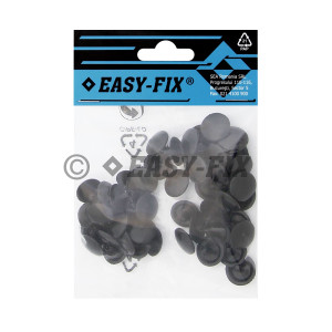 Capac plastic cu pin pt şurub cuplare - Negru