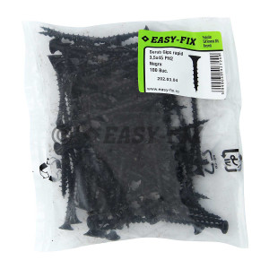 Şurub pt gips carton filet rapid 3,5x45 Negru - PH2 (100 buc)