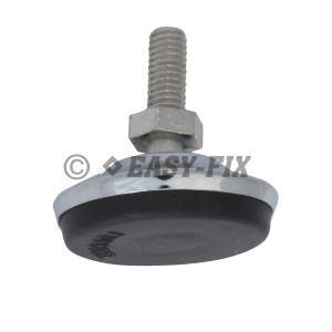 Picior reglabil oscilant Ø33  M 6x26 - Cromat