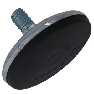 Picior reglabil oscilant Ø60  M10x15 - Cromat