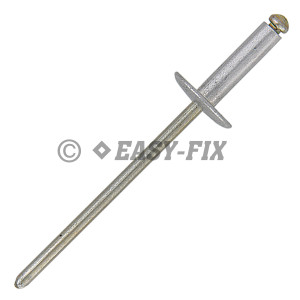 Nituri POP cap mărit Ø16mm Al/Oţel - Ø 4,8x27,0 mm - SRC (200 buc)