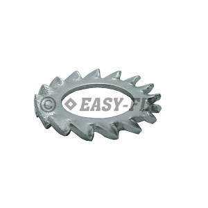 Şaibe elastice crestate ext DIN 6798A M27 ZA (100 buc)