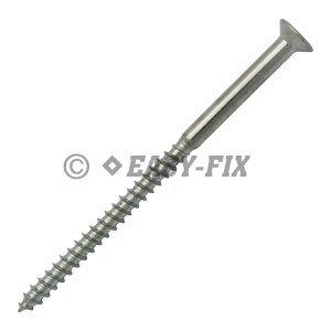 Şurub filet pt lemn cap înecat DIN 7997 Ø 7 x120/70 TX30 ZA
