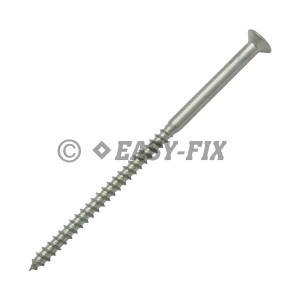 Şurub filet pt lemn cap înecat DIN 7997 Ø 7 x140/85 TX30 ZA