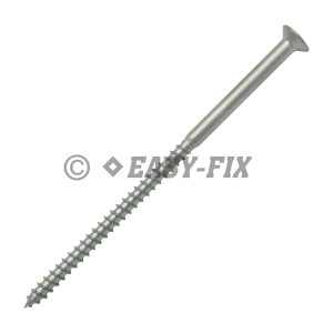 Şurub filet pt lemn cap înecat DIN 7997 Ø 7 x145/85 TX30 ZA