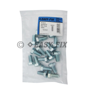 Şurub cap hexagonal DIN 933- 5.8 M 8x 16 ZA