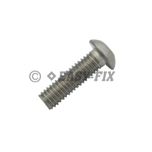 Şurub cap rotund imbus  ISO 7380 M 4x 16 Inox A2 SW 2,5 (1.000 buc)