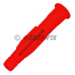 Diblu universal construcţii  Ø 8,0x50 mm Roşu (50 buc)