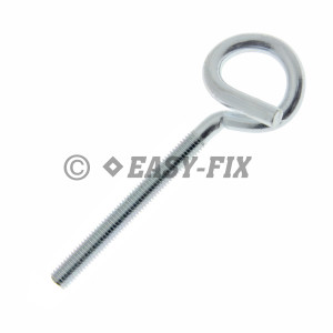 Cârlig răsucit cu filet metric Ø 22 - M 8x125mm - ZA