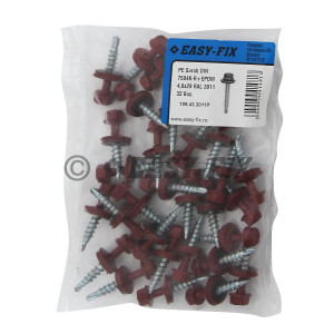 Şurub vopsit DIN 7504K-R + EPDM Ø14 - 4,8x 29 RAL 3011