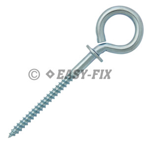 Agăţător cu guler filet pt lemn tip O - Ø4,0x100x14 ZA (100 buc)