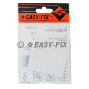 Capac autoadeziv Ø12mm  Alb Mat