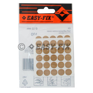 Capac autoadeziv Ø12mm  Stejar