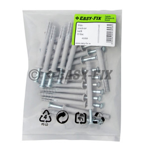 Set Diblu Şurub cui PP - 6x 60mm