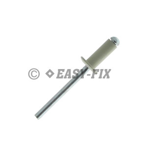 Nituri POP standard Al/Oţel -Ø 4,8x12 mm RAL 9002-Alb Gri (500 buc)
