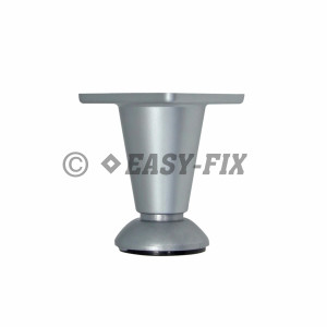 Picior plastic reglabil H= 60mm Silver