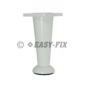 Picior plastic reglabil H=100mm Alb