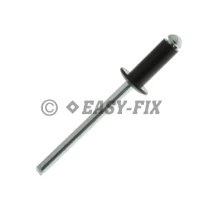Nituri POP standard AL/Oţel - Ø 4,8x12 mm RAL9005 (500 buc)