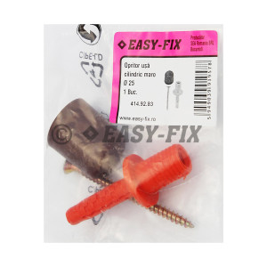Set opritor uşă cilindric Ø 25mm Maro