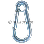 Carabină cu inel DIN 5299E - Ø10 x100mm ZA