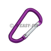 Carabină din aluminiu tip D Ø 5 x 50mm - Mov