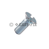 Şurub cap înecat DIN 963-4.8 - M 8x 12 ZA  (-) (250 buc)