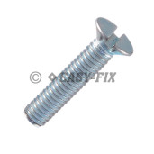 Şurub cap înecat DIN 963-4.8 - M 8x 30 ZA  (-) (100 buc)