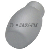 Buton metalic 480.09 - 15x25mm - Cromat Satinat