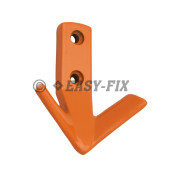 Cuier aluminiu 2 carlige 495.46 - Portocaliu