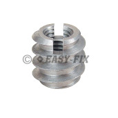 Bucşă oţel dublu filet DIN 7965 - M 6 xØ12xL 30mm - ZA (100 buc)