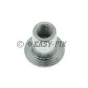 Piuliţă înfundată rotundă, oţel Ø15mm - M6x12 SW5 Zincat alb (100 buc)