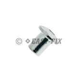 Piuliţă înfundată rotundă, oţel Ø15mm - M6x12 SW5 Zincat alb (100 buc)