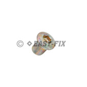 Piuliţă înfundată rotundă, oţel Ø20mm - M8x14 SW5 Zincat galben (100 buc)