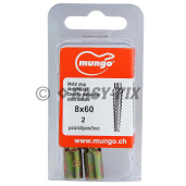 Diblu metalic cu gheare 8,0x60 mm ZG