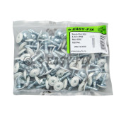 Şurub cap plat autoforant 4,2x14 RAL 9010 - PH2 (100 buc)