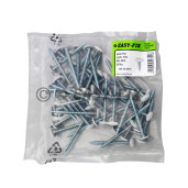 Şurub cap plat dublu filet 4,2x51 RAL 9010 - PH2 (50 buc)