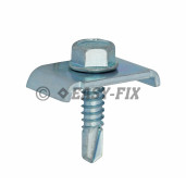 Clemă pentru fixare gard 20x30mm cu şurub autoforant 6,3x25 - ZA (50 buc)