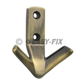 Cuier aluminiu 2 carlige 495.46 - Grafiat