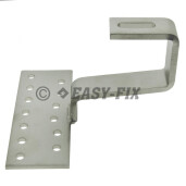 Suport fixare panouri fotovoltaice pe acoperis tigla - 180x80x5mm - Inox A2