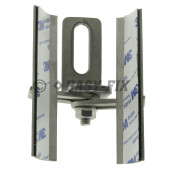 Suport fixare panouri fotovoltaice pe acoperis tabla profilata - 65x30x5mm - Inox A2
