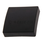 Capac protectie profil 40x40mm pentru montat panouri fotovoltaice-Negru-rezistent UV - 100 buc/ punga