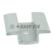 Clema mijloc pentru fixare module fotovoltaice 15x60mm - Aluminiu - 8 buc/punga