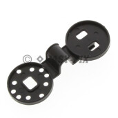 Clips mic pentru plasa umbrire D 28mm - 50 bucati/ punga - Negru 