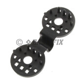 Clips mic pentru plasa umbrire D 35mm - 20 bucati/ punga - Negru 