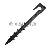 Ancora pentru tub picurare/ furtun Ø16mm L180mm - 25 bucati/ punga - Negru 