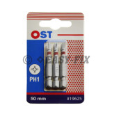 Set cap BIT OST inel Rosu 50mm Phillips PH1  - 3 buc/Blister